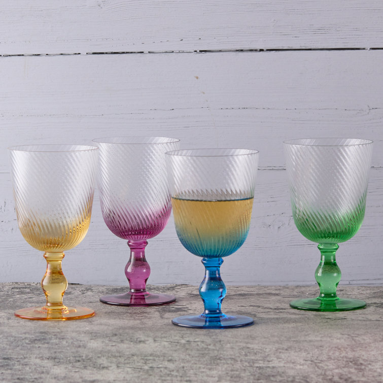 Swirl Drinking Glass Sets  Glass dinnerware, Drinking glass sets