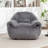Bean Bag Chair, Comfy Bean Bag Sofa With Back Support, Faux Fur Bean Bag Chair For Adults And Kids, Stuffed Floor Sofa For Living Room, Bedroom, Apartment-1302692878