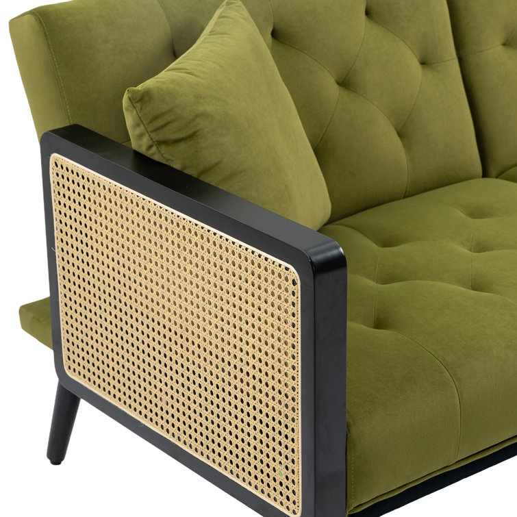 George Oliver Jagdish 61.42\'\' Upholstered Sofa | Wayfair