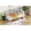Lit de jour simple avec 2 tiroirs, lit de jour avec tablette de rangement et ports de chargement USB, lit de jour-324715221