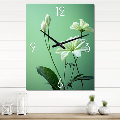 Ayanda - Fleurs très horloges murales