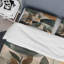 Ensemble de housse de couette en microfibre / polyester Green and Brown Artistic Libération II-611814204
