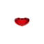 Le Creuset Stoneware Heart Spoon Rest 5 In Cerise-1668095648