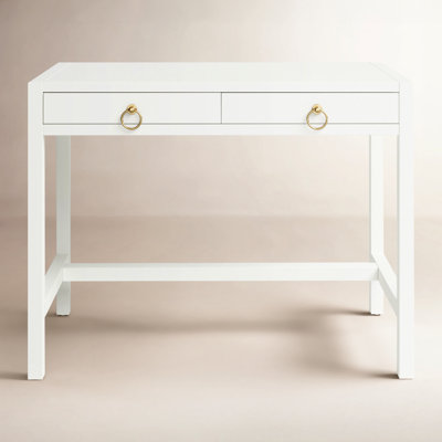 Elin 40" Acacia Writing Desk