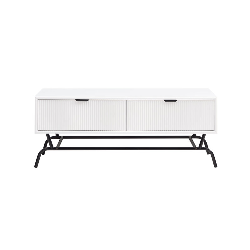Ayvia Single Coffee Table, White