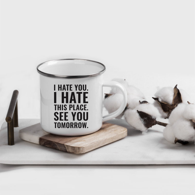 Vous détestez ce lieu voir la tasse à café demain Brunello