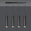 Danbury 4 - Light Cylinder Pendant-300460249-300460250