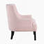 Chaise d'appoint capitonnée avec garniture cloutée et conception à quatre pieds, idéale pour des usages multiples et divers styles de décoration