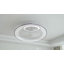 Ventilateur de plafond moderne avec lumière avec télécommande, 6 vitesses réversibles 3000K-6500K à intensité variable et calendrier, ventilateur de plafond encastré pour chambre à coucher, salon-129200397