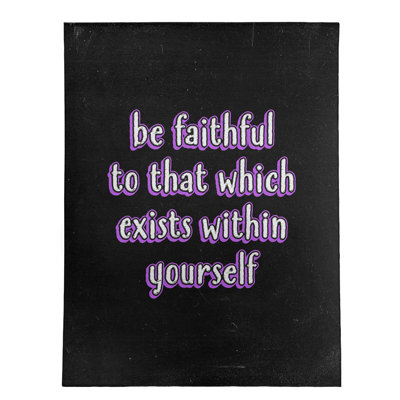 Quotes Chenille Indoor Rug
