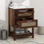 Ensemble de meuble-lavabo de salle de bain 24 po avec lavabo, meuble de rangement Farmhouse avec un tiroir profond et un tiroir basculant-124556499