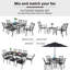 Chaise de patio empilable Dacheng