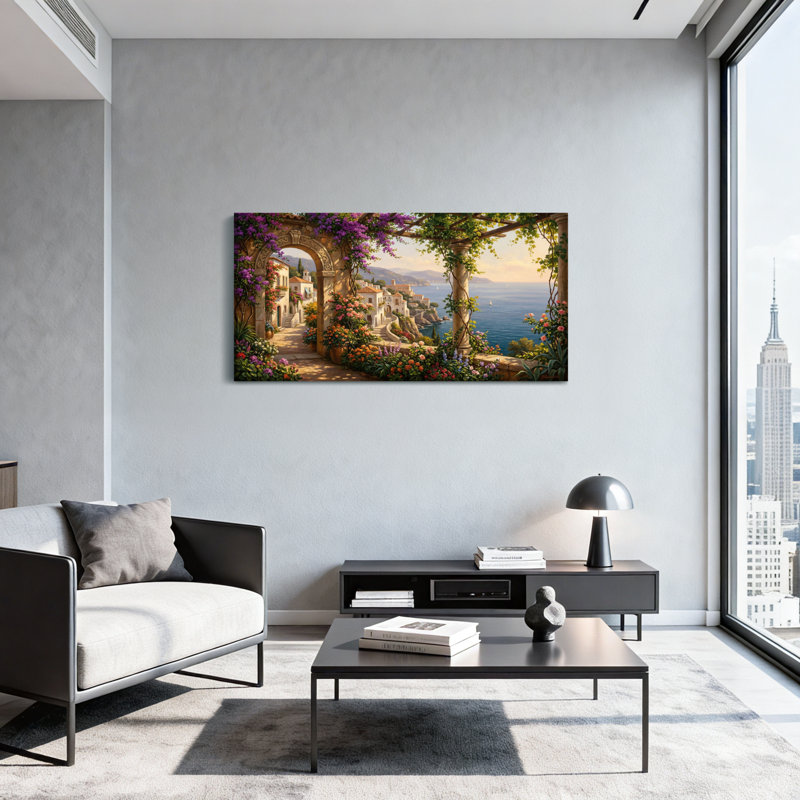 Paysages urbains, paysages et paysages urbains, H 20 po x l 40 po
