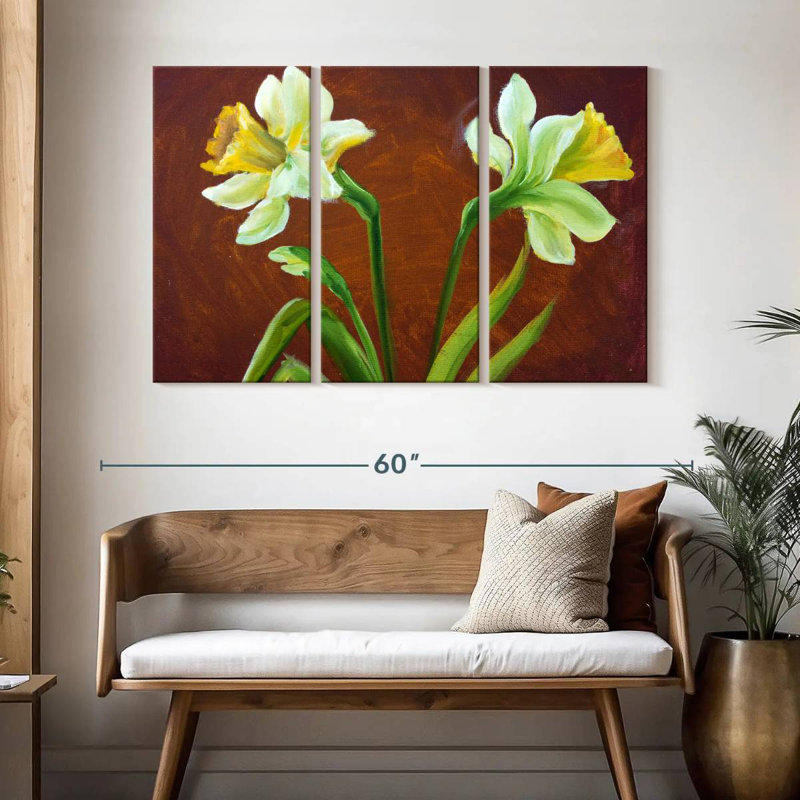 Peinture Harnek Narcissus, H 32 po x l 50 po