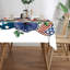 Nappe à bord festonné, motif de pot Mason de la journée des anciens Combattants, 60 x 120 po, maison de campagne et patio