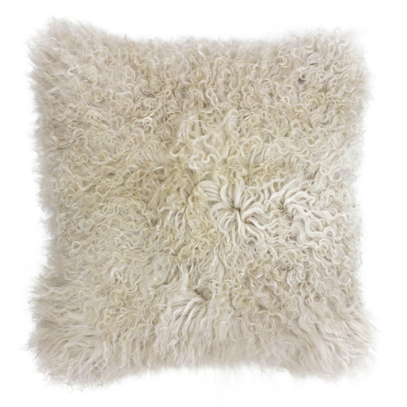 Ahziyah Square Pillow Cover, Oatmeal