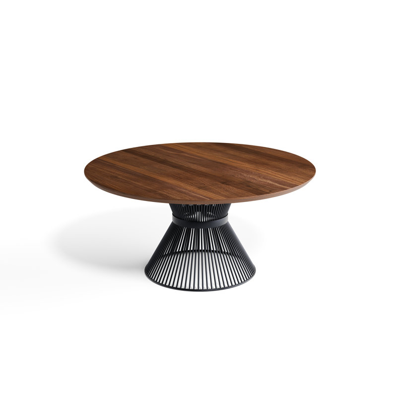 Solid Walnut Circular Dining Table, 60"L x 60"W x 30"H