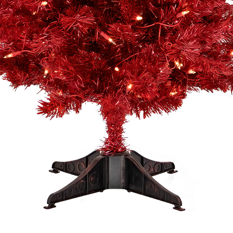 Easy Set-Up Lighted Pine Christmas Tree