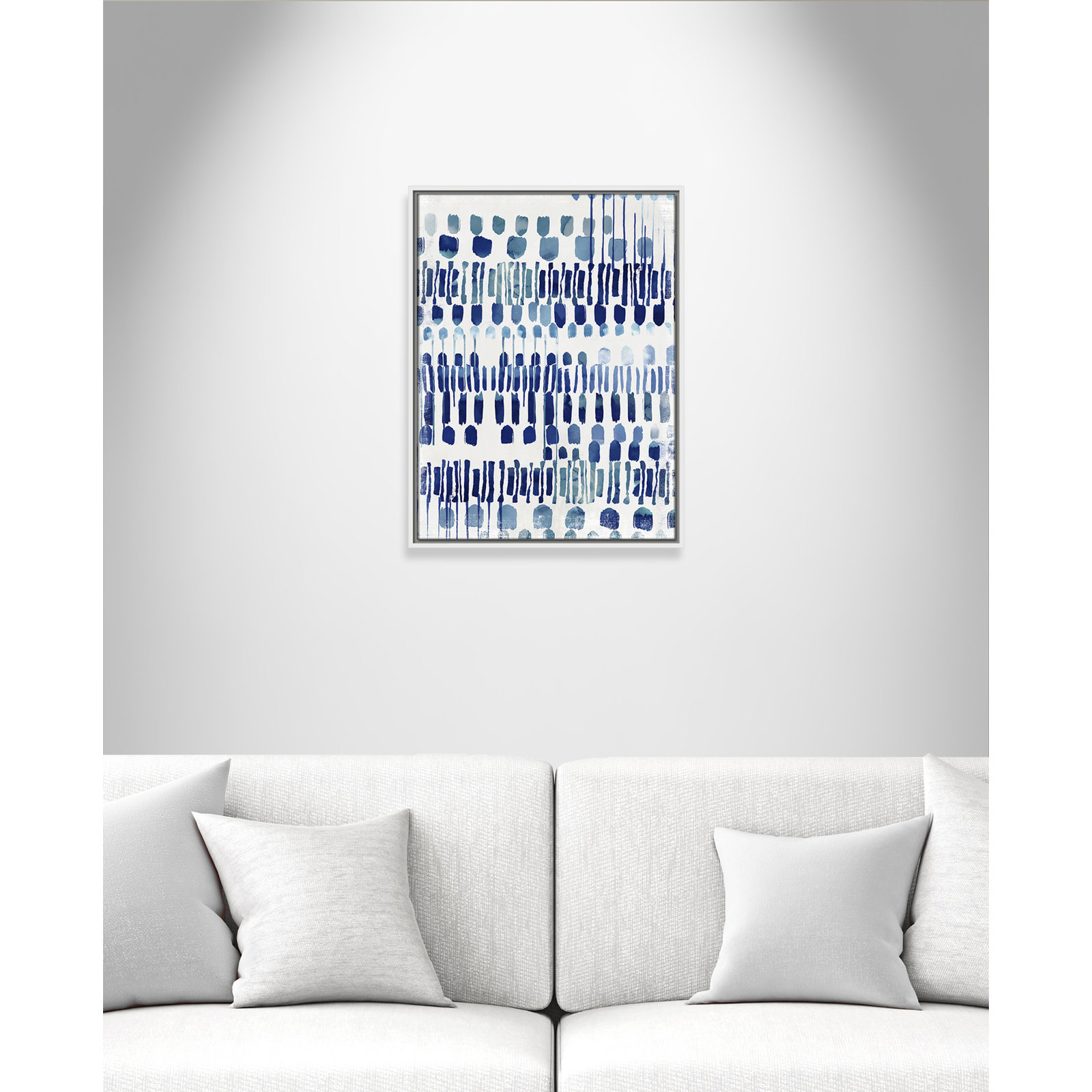 Continuously I - Painting Print, No Matte, White Framed Canvas, 25.5" H x 19.5" W x 2" D