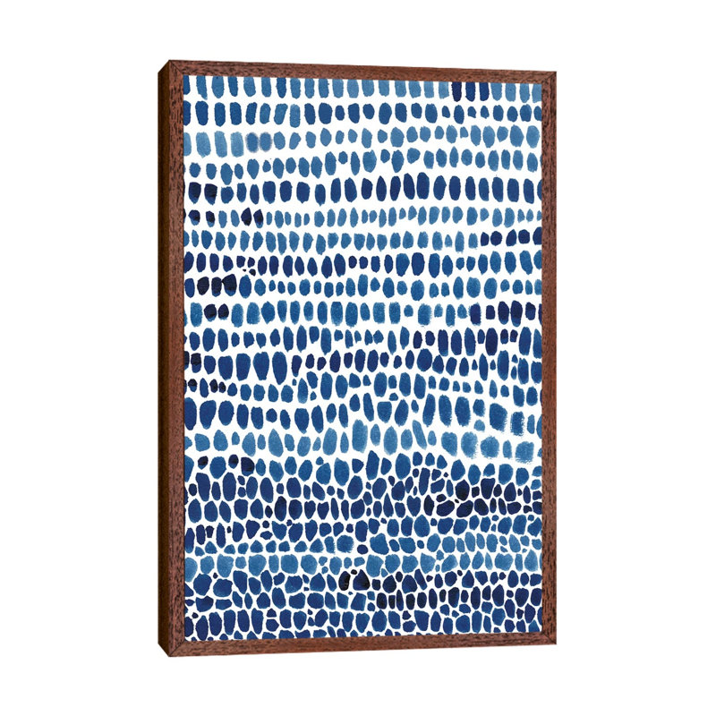 Blue Progression II by Tim OToole - Gallery-Wrapped Canvas Giclée on Canvas, 66.04 cm H x 45.72 cm W, Classic Wood Framed