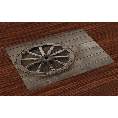Jalbert Wagon Wheel Old Carriage Placemat