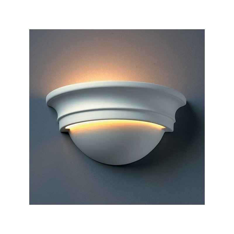 Petite applique murale 1 lumière Amalio Cyma, Bisque
