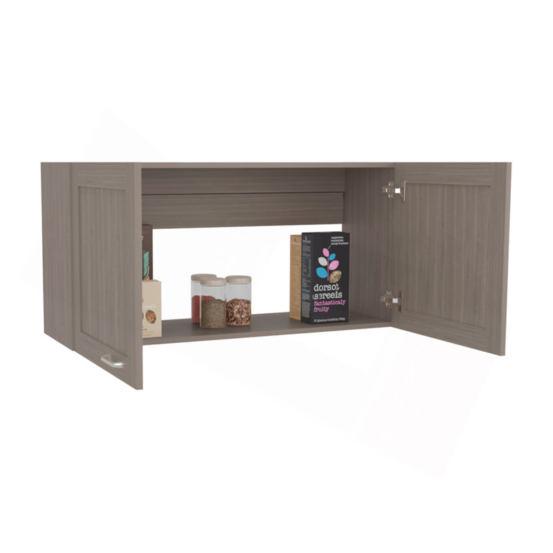 Armoire de rangement Zurich, double porte, une tablette, cuisine, armoire de rangement