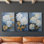 Floral Study Series XLV III - Ensemble de toiles tendues avec châssis Premium - Prêt à être accroché
