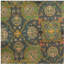Art mural carré multicolore S / 3 24 x 24 po