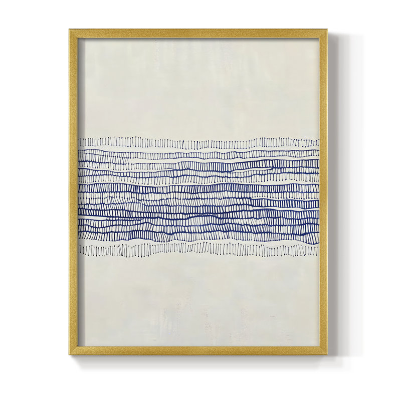 Abstrait, reproduction encadrée CDLxxii - prête à être accrochée - fabriquée aux États-Unis, H 10 po x l 8 po, Or