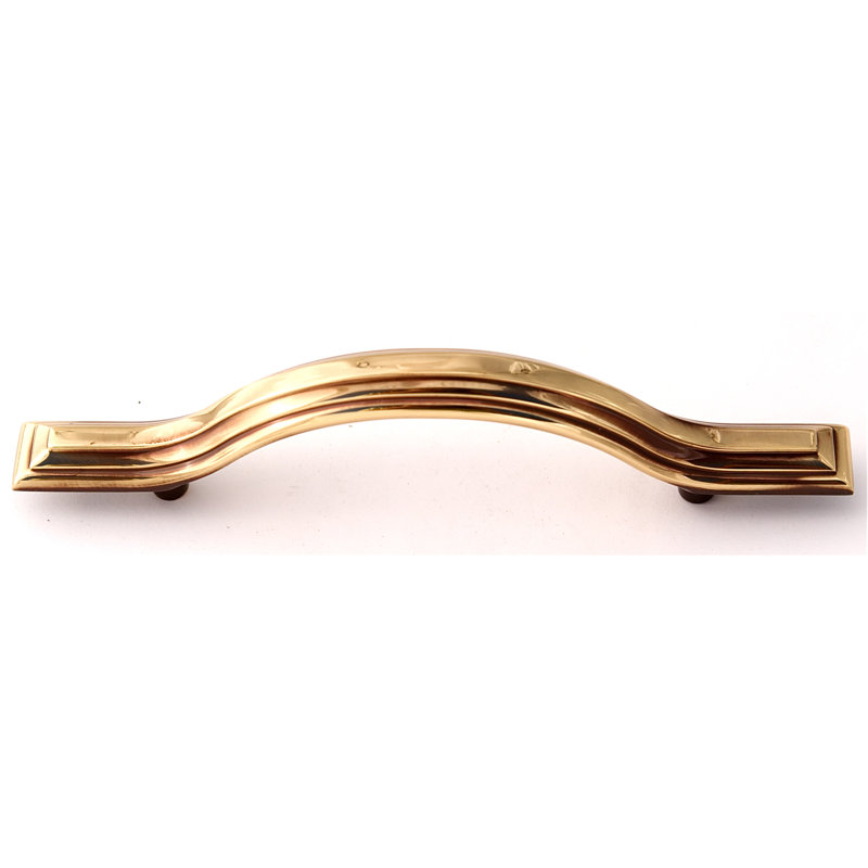 Geometric Arch Pull, Polished Antique