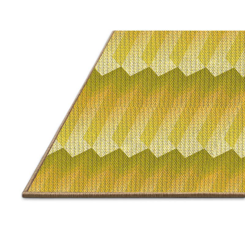 Performance Wool Geometric Indoor Rug, Rectangle 8' x 12'