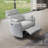 Upholstered Power Rock Swivel Recliner Chair-925351749