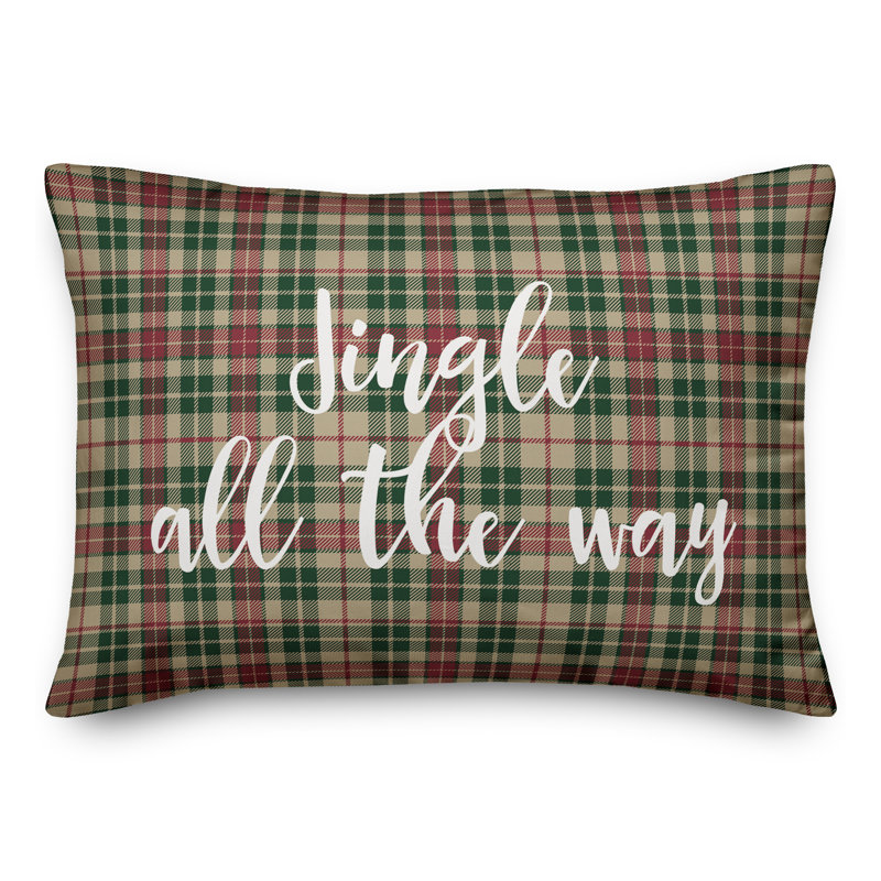  Coussin lombaire à carreaux Jingle