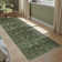 Goudeau Vintage Green Area Rugs For Living Room With Non-Slip Backing