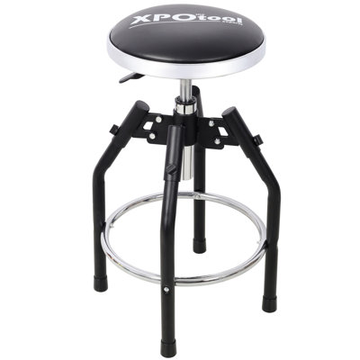 Tabouret d'atelier hydraulique robuste et réglable