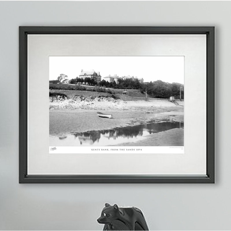 Kents Bank, From The Sands 1894 by Francis Frith - Single Picture Frame Print, 40cm H x 50cm W x 2.3cm D