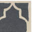 Tapis géométrique en laine touffeté à la main Cannen-984857945