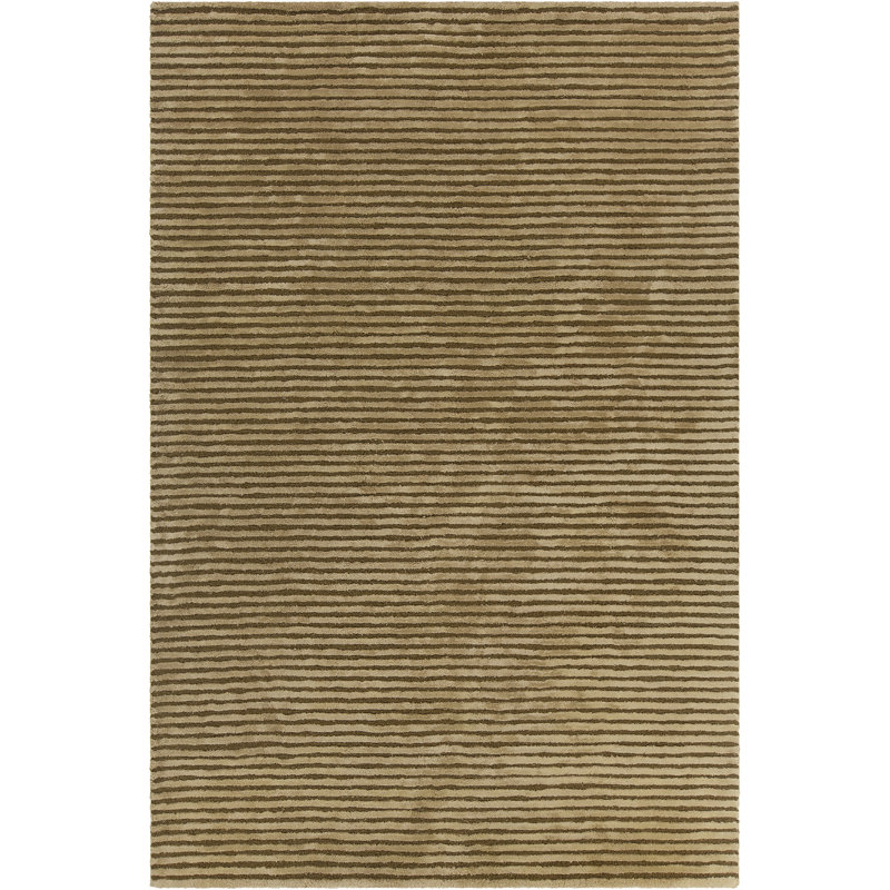 Tapis vert touffeté à la main Angelo, Rectangle 5 pi x 7 pi 6 po