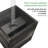 Union Rustic Ilerioluwa Wooden Planter Box with String Light Pole Insert, Classic Stacked Panel Design, Weather-Resistant Finish, Wood Planter Boxes Outdoor, Wooden Planters with Integrated Drainage-715556645-715556642