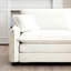 Velours côtelé beige chaleureux et confortable, 5, style cinéma maison, design rétro confortable, 5 avec coussins de confort, moderne