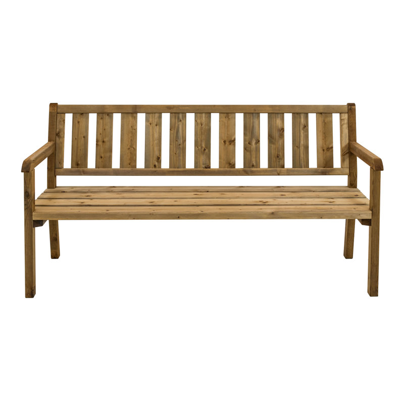 Union Rustic Lucca 170cm W 1100L Water Resistant Fir Solid + Manufactured Wood Deck Box in Brown