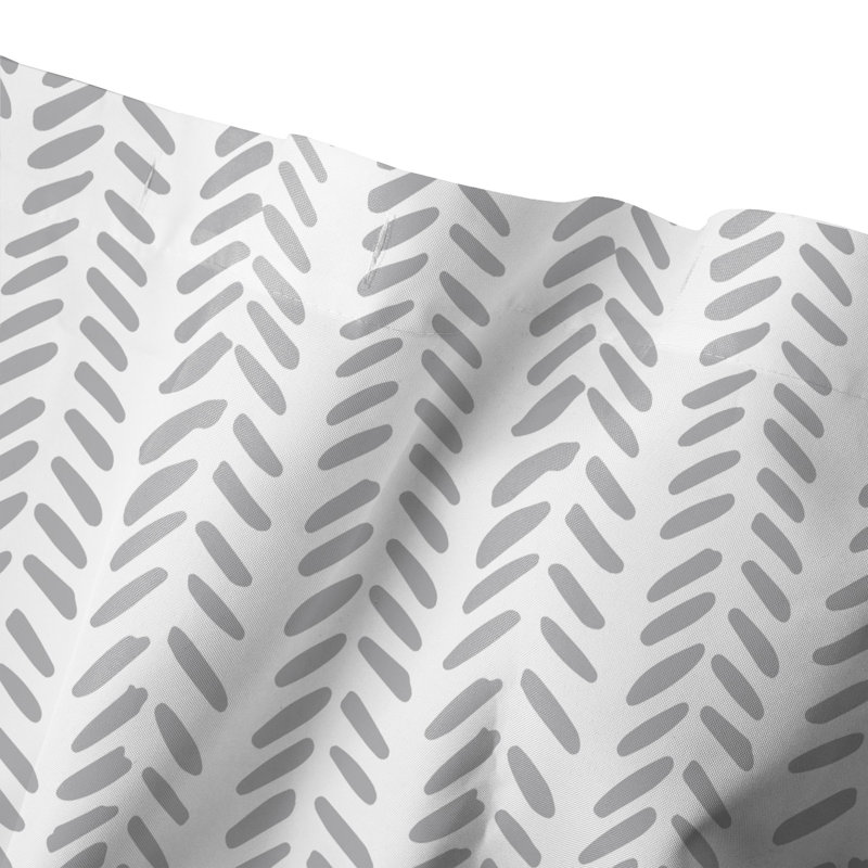 Rideau de douche simple Alline, gris