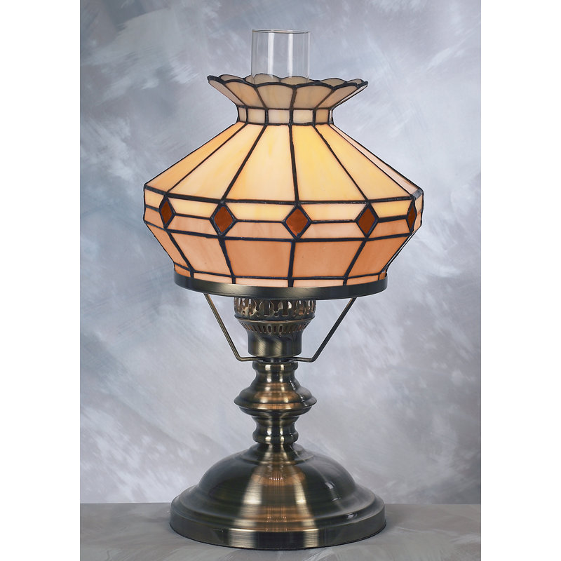 Stony Creek Metal Table Lamp, Beige / Brown