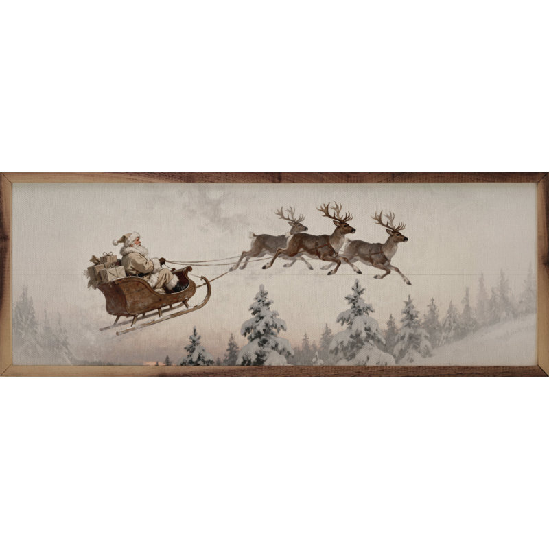 Santa's Sleigh Ride, H 4 po x l 12 po
