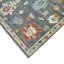 Tapis floral gris noué à la main Torina-1883452345
