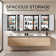 Carowyn 80 Inch Lighted Medicine Cabinet with Mirror Adjustable Shelves Surface Mount Frameless and LED Lighting