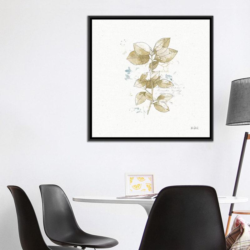 " Floresta III " by Katie Pertiet, 18" H x 18" W x 1.5" D, Black Framed Canvas, No Matte