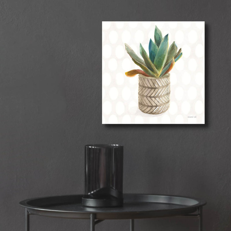  «Desert Greenhouse 13 Sq» par Danhui Nai, art mural en verre acrylique, 12 po x 12 po