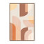 Abstrait rétro géométrique par Kathrin Pienaar - Œuvre d'art encadrée sur papier-81387122-131292501-131292502